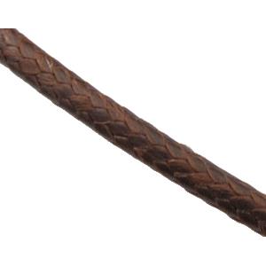 waxed cord, round, jewelry binding, coffee, 5mm dia, 35meters per rolls [WIREWAX206C103-5MM]