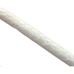 waxed cord, round, jewelry binding, white, 1mm dia, 155yards per rolls [WIREWAX206C108-1MM]