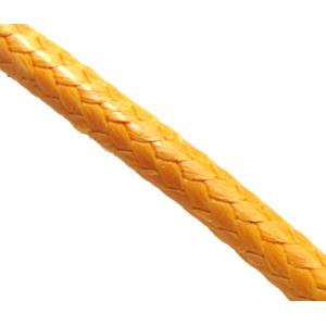 waxed cord, round, jewelry binding, golden, 1mm dia, 155yards per rolls [WIREWAX206C116-1MM]