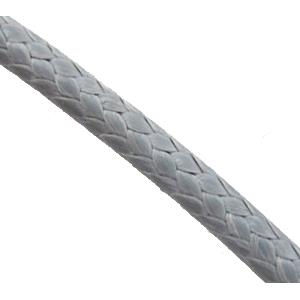 waxed cord, round, jewelry binding, grey, 2.5mm dia, 100yards per rolls [WIREWAX206C122-2.5MM]