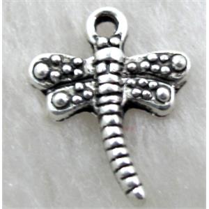 Tibetan Silver pendant, dragonfly, 15x18.5mm [YJ1348]