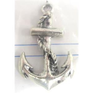 Tibetan Silver anchor pendants, 39x23m [YJ2767]