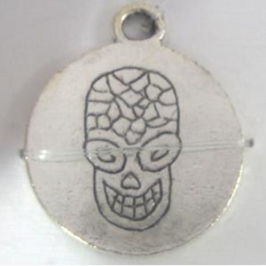 Tibetan Silver pendants, 26x22mm [YJ29623]