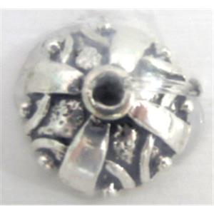 Tibetan Silver Bead Caps, 12x7mm [YJ2963]