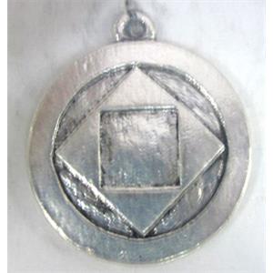 Tibetan Silver pendants, 24x21mm [YJ40672]