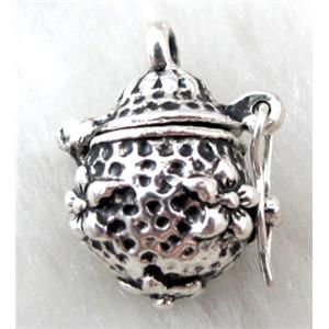 Tibetan Silver pendant, 14x12x19.5mm [YJ42271]