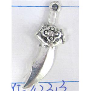 Tibetan Silver pendants, 39x13mm [YJ42313]