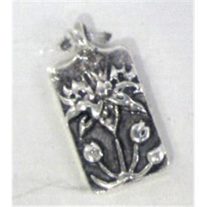 Tibetan Silver pendants, 17x8mm [YJ42707]