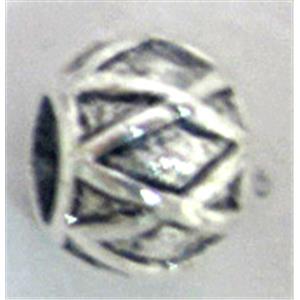 Tibetan Silver beads, 9x7mm [YJ44063]