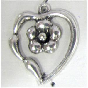 Tibetan Silver pendants, 25x20mm [YJ44231]