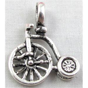 Tibetan Silver bicycle Charms, 19x25mm [YJ5223]