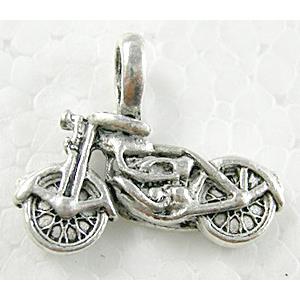 Tibetan Silver Motorcycle harms, 22x18mm [YJ5291]