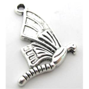 Tibetan Silver scalewing Non-Nickel, 23x19mm [ZN13713]