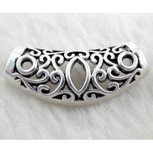 Tibetan Silver hanger bail, lead free and nickel free, 33x15mm, hole:5x6mm [ZN16022FF]