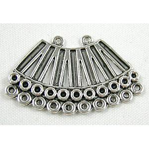 Tibetan Silver charm pendant, Lead free and nickel Free, 20x34mm [ZN4173FF]