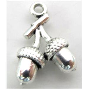 Tibetan Silver pendant, Lead free and nickel Free, 17mm [ZN44681FF]