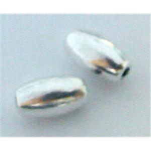 Tibetan Silver beads, lead free and nickel free, Zinc alloy beads, 4x7mm [ZN47004FF]