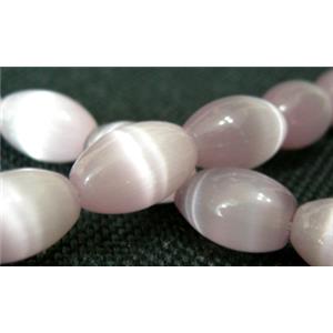 Cats eye beads, rice, light purple, 8x5mm, 50 beads per st. [CATE-RICE-14-8X5]