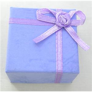 Jewelry Gift Paper Ring Box, 40x40mm, 30mm hight [JGPB001]