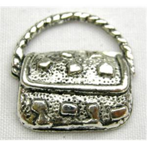 Tibetan Silver bag non-nickel, 18mm wide [NN0545]