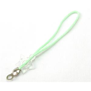 Mobile phone cord, chrysolite, 45mm circinal [FG-SH-CHRY]