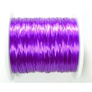 stretchy Crystal wire, flat, violet, 80meters per roll [WIRE-CRY80-12]