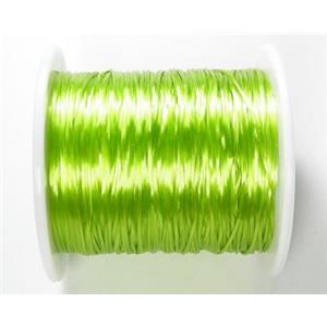 stretchy Crystal wire, flat, olive, 80meters per roll [WIRE-CRY80-15]
