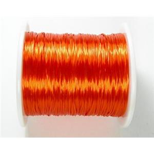 stretchy Crystal wire, flat, nacarat, 80meters per roll [WIRE-CRY80-18]