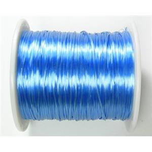 Crystal wire, stretchy, flat, blue, 80meters per roll [WIRE-CRY80-27]