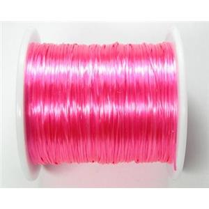 Crystal wire, stretchy, flat, rose, 16.2meters per roll [WIRE-CRY-33]