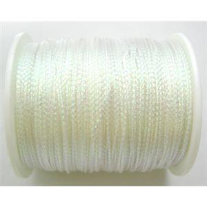Metallic Cord, White, 0.8mm, 100 metres per rolls [WIRE-GOLD-C11]