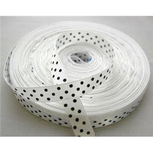 White Satin Ribbon, 20mm wide, 50yards per roll [WIRE-SSRF01-20MM]