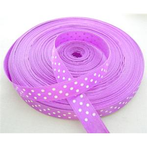 Purple Satin Ribbon, 25mm wide, 50yards per roll [WIRE-SSRF05-25MM]