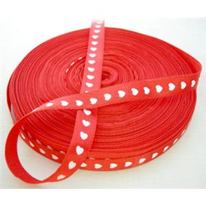 Red Satin Ribbon, 25mm wide, 50yards per roll [WIRE-SSRH03-25MM]