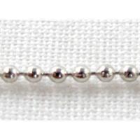 round ball-chain, copper, platinum plated, 1.2mm ball [CHC229PP]