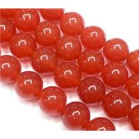 round red Agate Stone Beads, 4mm dia, approx 100pcs per st [GA182-4MM]
