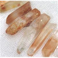 red quartz stick bead for necklace, freeform, approx 15-50mm [GMLB1303]