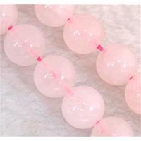 round rose quartz beads, approx 6mm dia, 15.5 inches [GMLB870-6MM]