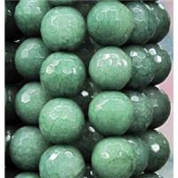 green jade bead, round, approx 10mm dia, 38pcs per st [GMOT221-10MM]