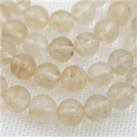 coffee watermelon quartz beads, round, 10mm dia, approx 38pcs per st [GMRD225-10MM]
