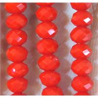 chinese crystal bead, faceted rondelle, approx 4x6mm. 100 pcs per st [GSICC497-6MM]