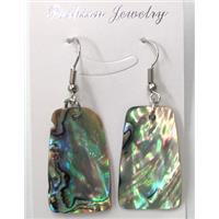 Paua Abalone shell earring, mxied, 19x30mm [SHEAB46]