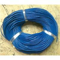 Leather Rope For Jewelry Binding, blue, 2mm [WIRELT029]