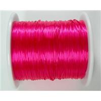 stretchy Crystal wire, flat, hot-pink, 80meters per roll [WIRE-CRY80-7]