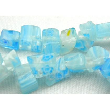 32" string of erose Millefiori Glass beads