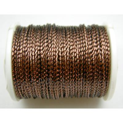 Metallic Cord, coffee