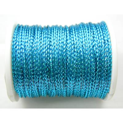 Metallic Cord, Sky Blue