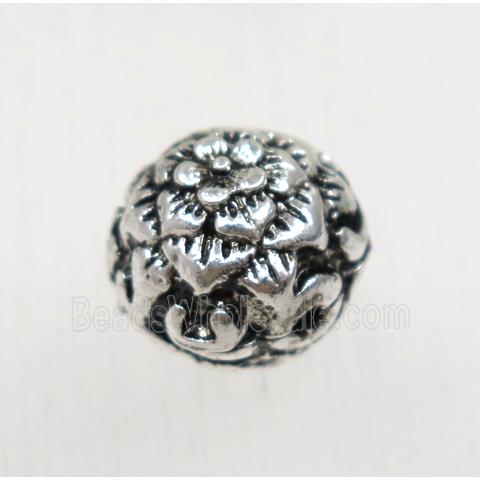tibetan silver zinc beads, non-nickel