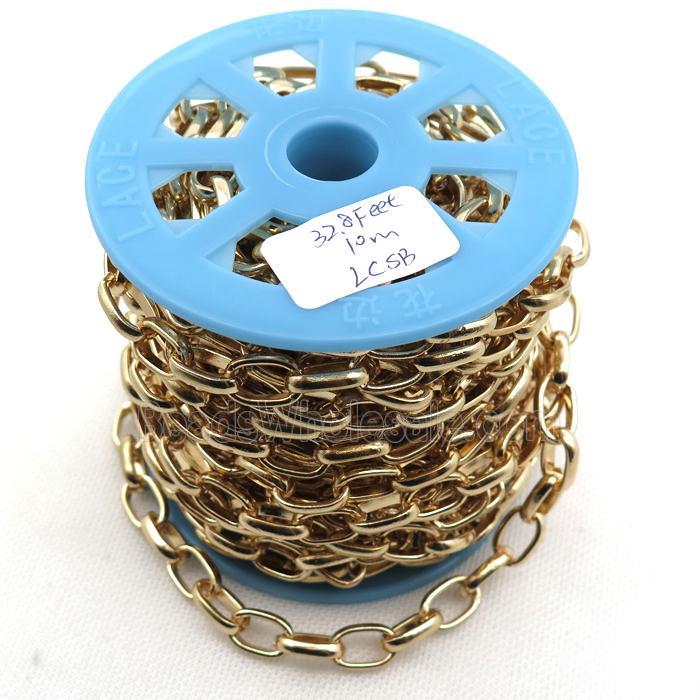 iron Rolo Chain, gold plated