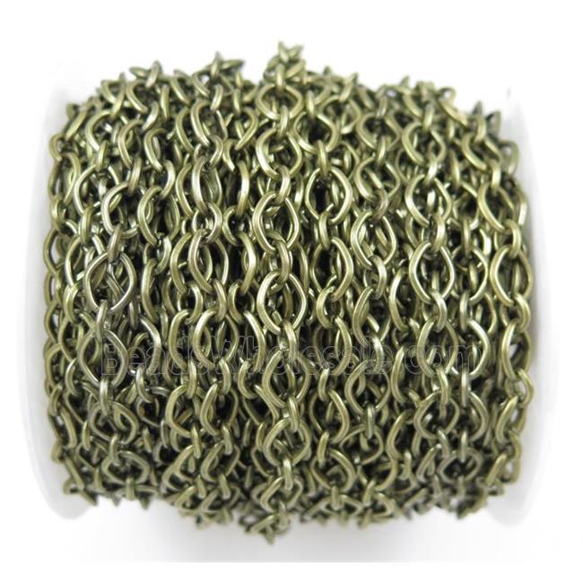 iron chain, Antique bronze plated
